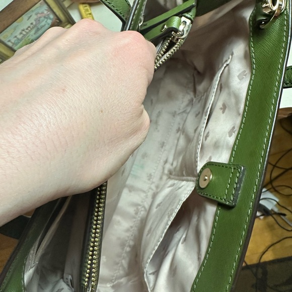 Kate Spade Green Leather Handbag